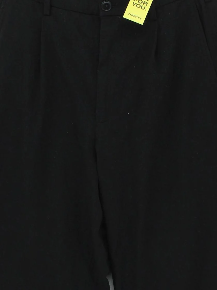 Uniqlo Men's Trousers S Black Polyester with Viscose, Elastane, Cotton Chino - Image 3